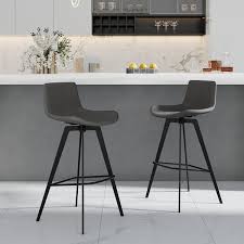 linesly mid century swivel bar stool