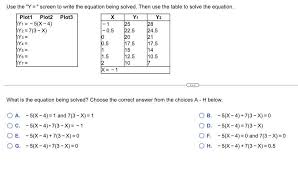 Equation Being Solve Algebra