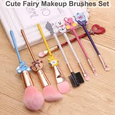 cartoon makeup brushes set cute fairy