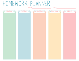 Free Printable Homework Planner For Students Simply Being Mommy