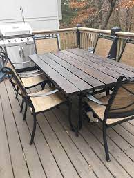 patio furniture makeover patio table