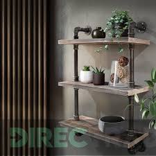 industrial shelves diy pipe shelf