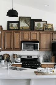 above kitchen cabinet decor what to do