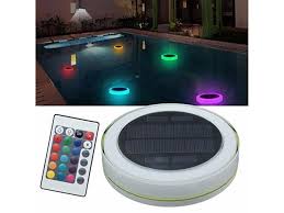 Wanmingtek Solar Swimming Pool Light Led Rgbw Garden Party Bar Decoration Light 7 Color Changing Ipx68 Waterproof Pool Pond Floating Light With Remote Control For Birthday Decoration Newegg Com