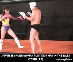 The best jokes (comics and images) about kicked+in+balls (+23 pictures). Girl Kicks In The Man Balls On Make A Gif