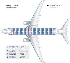 el al 737 800 j cabin with only two