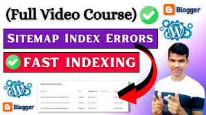 how to fix sitemap indexing errors on