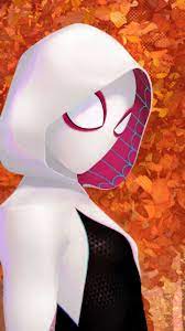Gwen stacy is a 14 or 15 year old teenager from the new york city of an alternate universe. 720x1280 Wallpaper Movie Spider Man Into The Spider Verse White Animation Movie Spider Gwen Art Spider Girl Spider