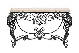 Maitland Smith Wrought Iron Console Table