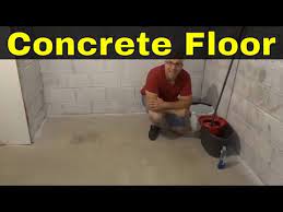 How To Clean A Concrete Floor Tutorial