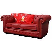 chesterfield red leather liverpool