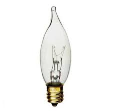 Candelabra Flame Tip Light Bulbs