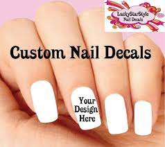 custom waterslide nail decals your