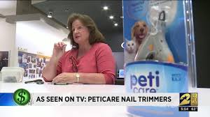 amy tests the peticare nail trimmer