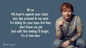 ed sheeran kiss me s you