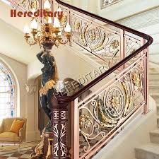 Golden Staircase Handrail