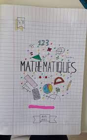 Page De Garde Maths Cahier De Cours - Pin on pages de garde