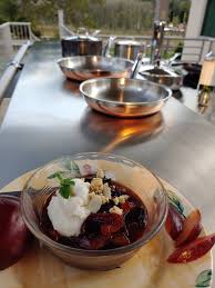 plums jubilee recipe sizzles with