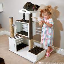 Diy Cat Tower Mother Daughter Projects