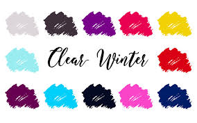 clear winter palette bright winter