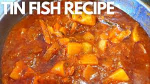 tin fish pilchards recipe stew