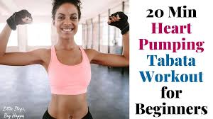 20 min heart pumping tabata workout for