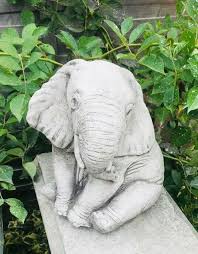 good luck sitting elephant garden