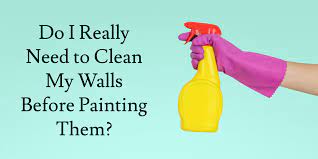 Clean My Walls Before Painting