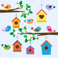 Ver más ideas sobre murales de primavera, murales, disenos de unas. Coloridas Aves Y Pajaros En Primavera Decoracion Primavera Murales De Primavera Pajarera