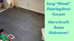 easy wood flooring over carpet more