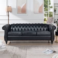 84 chesterfield sofa with rolled arms
