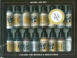 Acrylicos Vallejo Model Air Paint Set