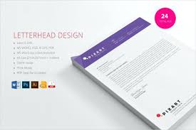 Letterhead Ms Word Template Free Company Business Templates