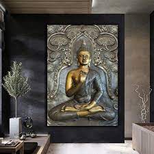 Buddha Canvas Asian Wall Art Buddha