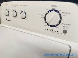Strike the handle gently with an open palm to loosen it. Large Images For Amazing Amana Washer Dryer Set Full Sized Electric 1 Year Warranty 3709