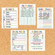 Kids Chore Chart Printable Kids Reward Chart