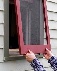 First carefully remove the screen from the window channel using a tape measure. How To Make Diy Wood Window Screens Free Plans Saws On Skates