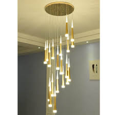 China Hotel Lobby Modern Led Hanging Pendant Light Chandelier In Silver Gold Coffee Color China Pendant Light Led Pendant Light