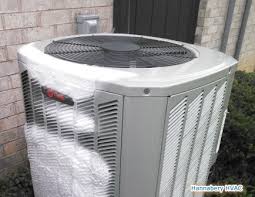 heat pump iced up in summer commonly