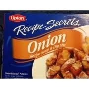 lipton onion soup dip mix calories