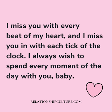 romantic i miss you love messages