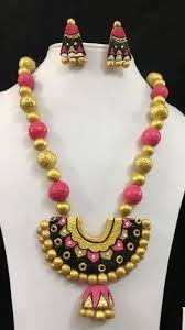 necklace terracotta jewellery bengal