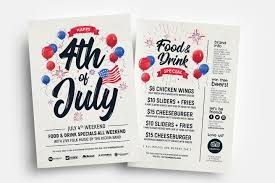 4th Of July Flyer Template Psd Ai Vector Brandpacks