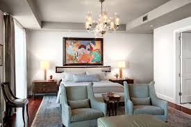 modern art in traditional rooms