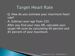 ppt target heart rate powerpoint