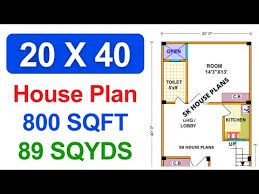 20 X 40 House Plans