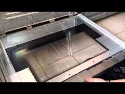 clean oven glass door