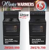 Univa Appliances - SAVE with the Winter Warmer Sale at TV ...