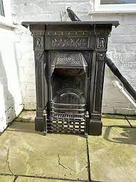 Edwardian Cast Iron Fireplace Fire