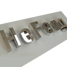 Silver 3d Stainless Steel Alphabet Sign